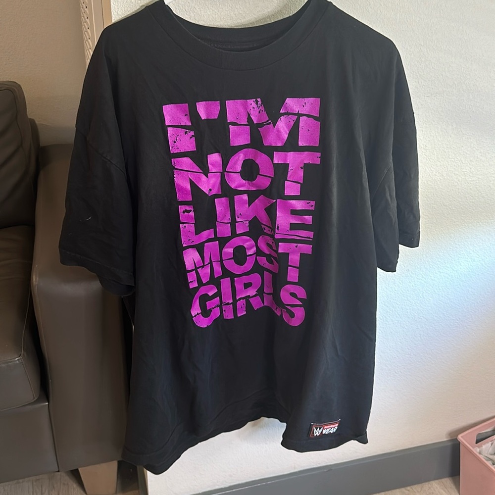 “Im not like most girls” black t shirt